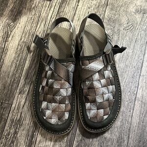 Chaco Men's Checkered Slip-On Canyon Woven Clogs -NEW!